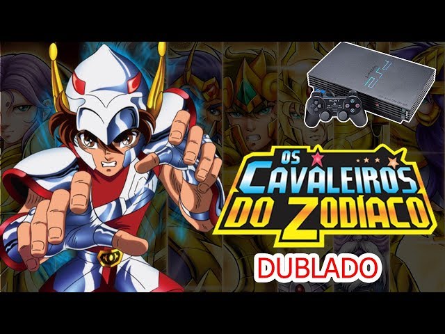 O JOGO DOS CAVALEIROS DO ZODÍACO DE PS2 - Dublado